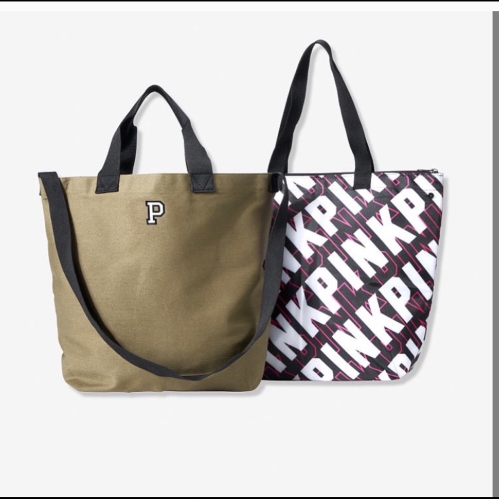 PINK VS cooler tote.